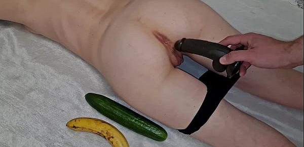  DILDO Banana CUCUMBER Choosing BEST for Tiny pussy